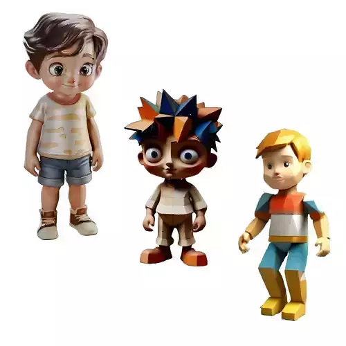 Little Adventurers Collection - Stylized Children Characters