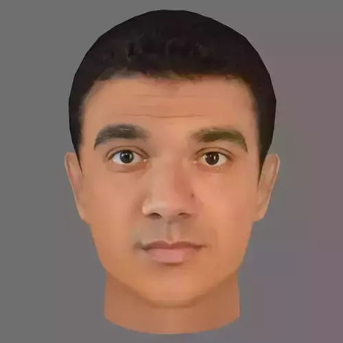 Callan Taverner Head - Low poly head for game