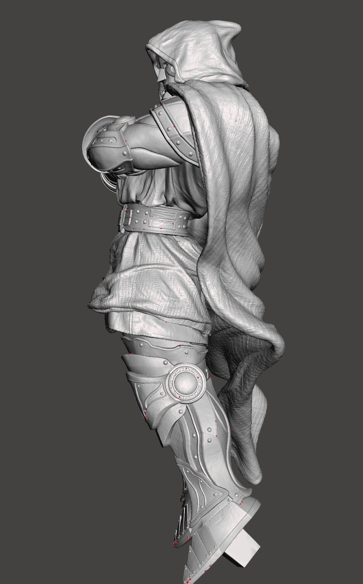 dr doom 3d model 3d print ready stl with base 3D print model_2