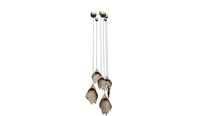 Timeless Crystal Chandelier 3D Model Low-poly 3D model