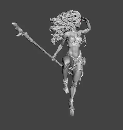 marge savagy 3d model stl with base