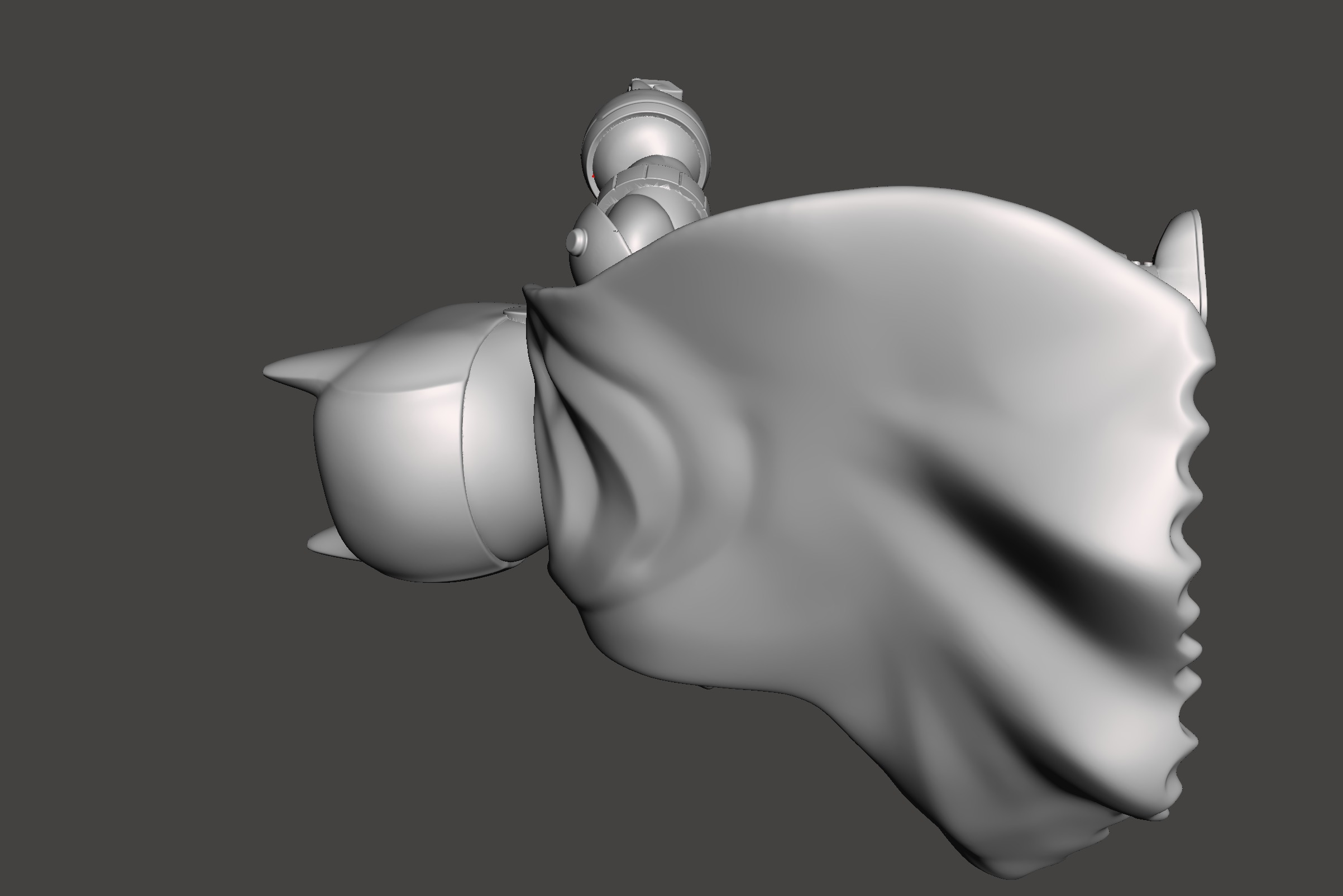 batman chibi 3d model with base ready for 3d print 3D print model_2