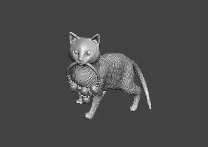 cat of catwomen 3d model for 3d printing