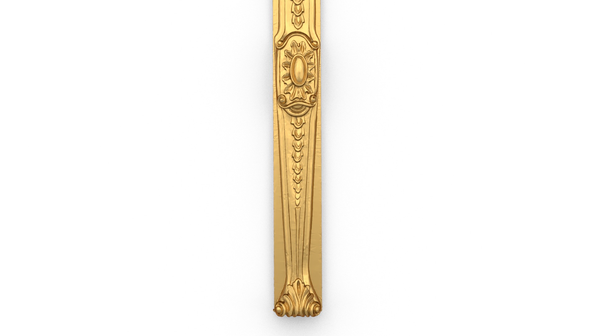 Classic decor ornament carved 03  3D model_4