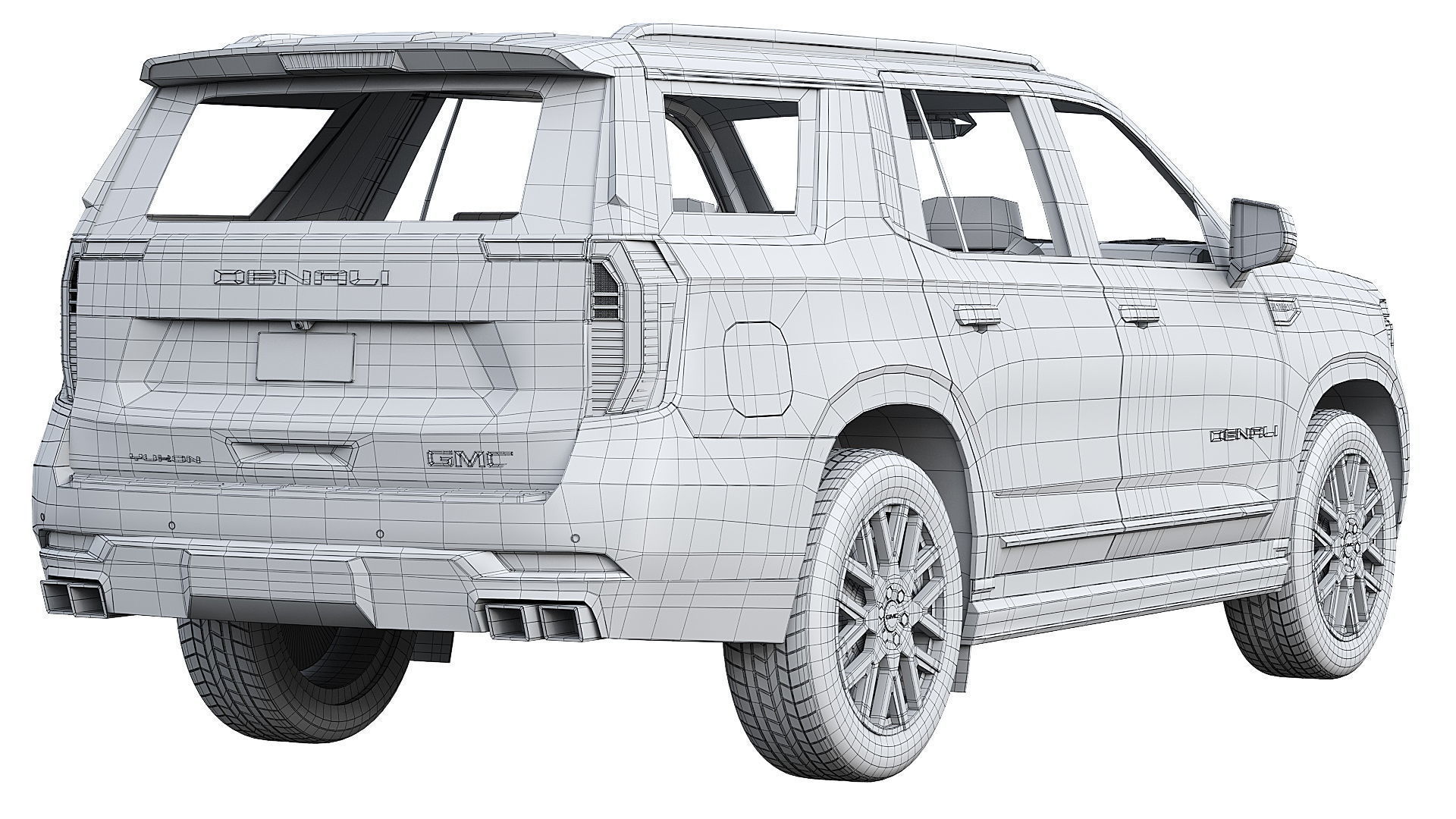 GMC Yukon Denali 2025 3D model_8