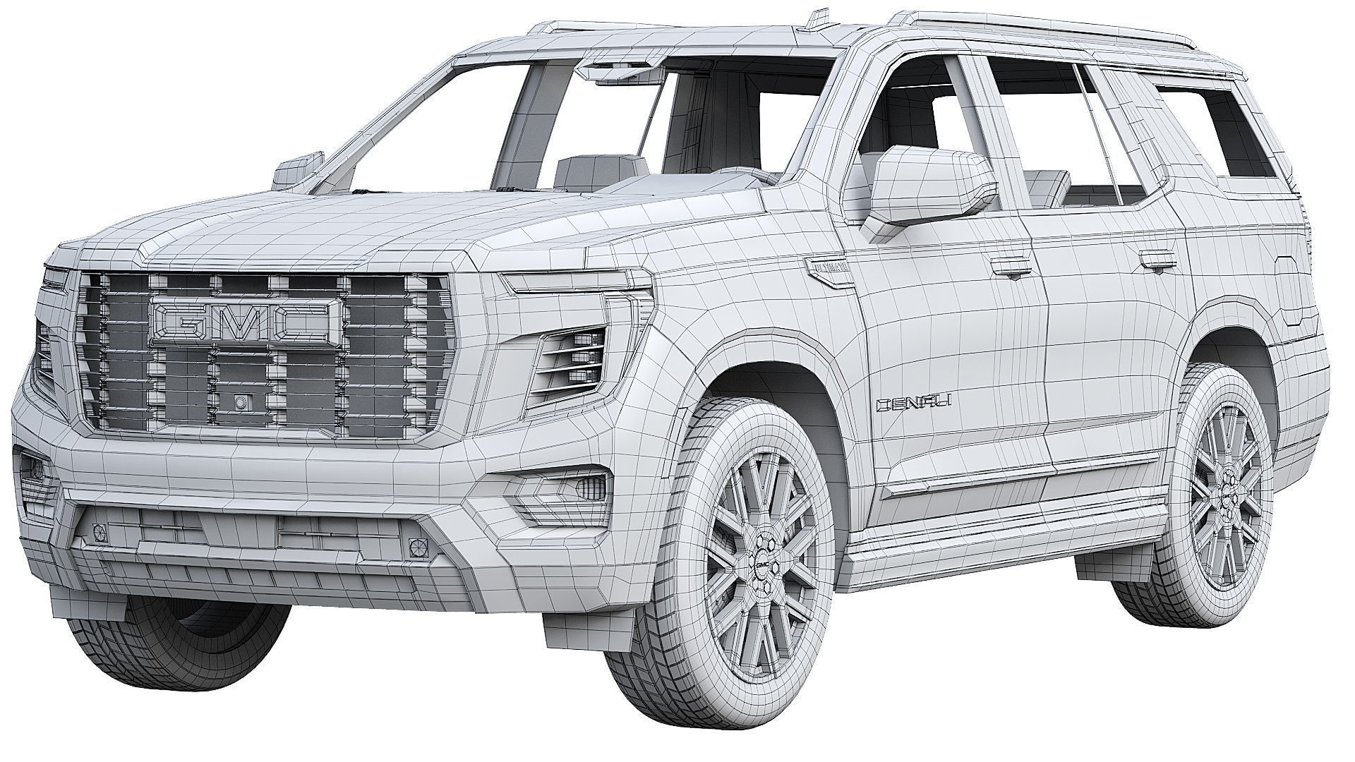 GMC Yukon Denali 2025 3D model_7