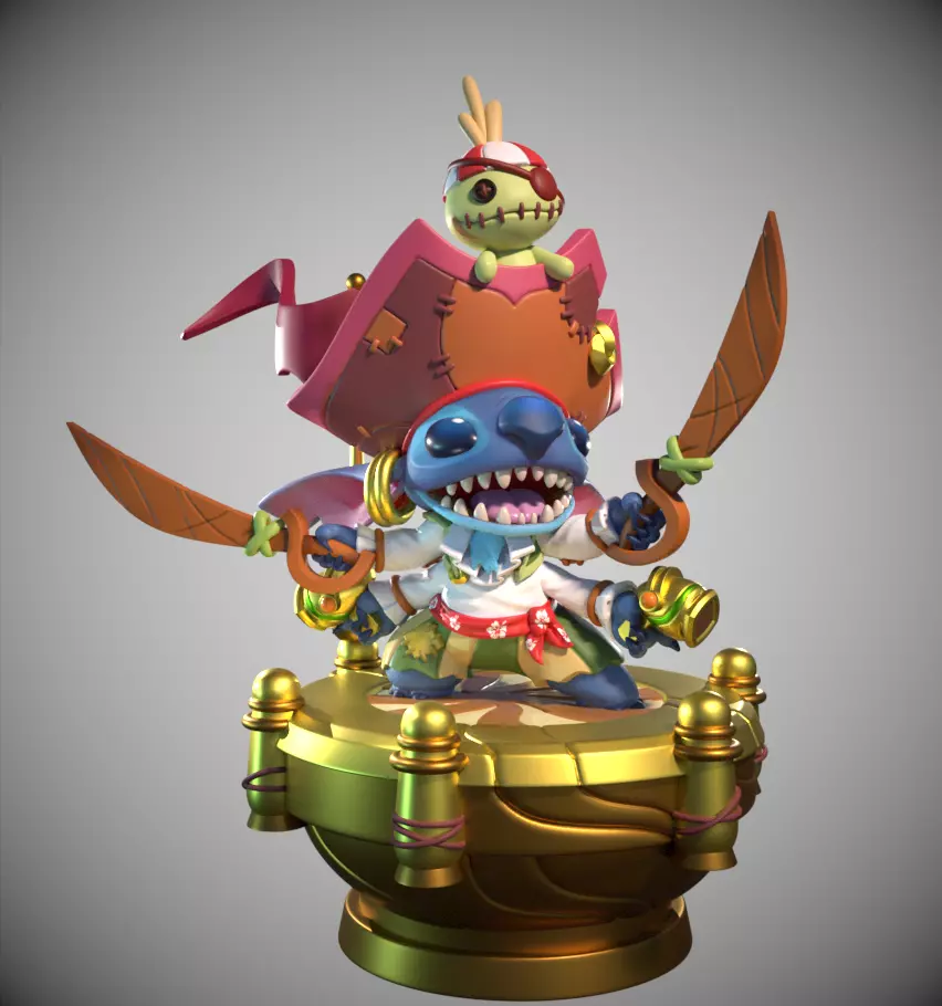 Lorcana - Alien Buccaneer 3D print model_0