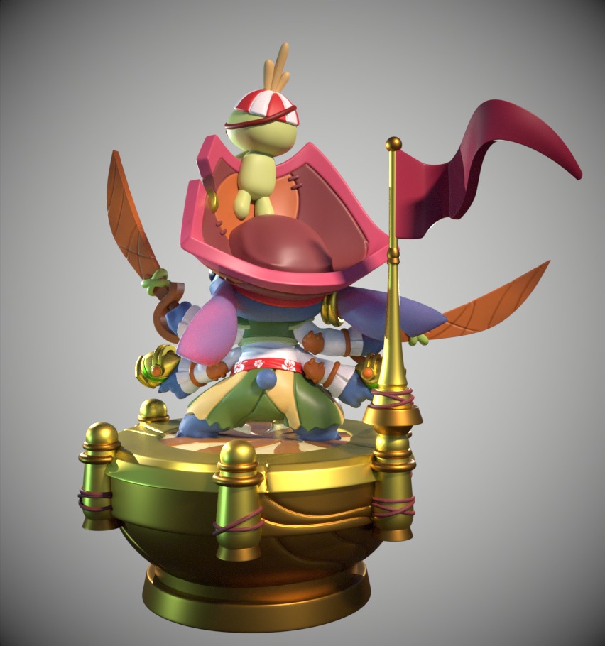 Lorcana - Alien Buccaneer 3D print model_1