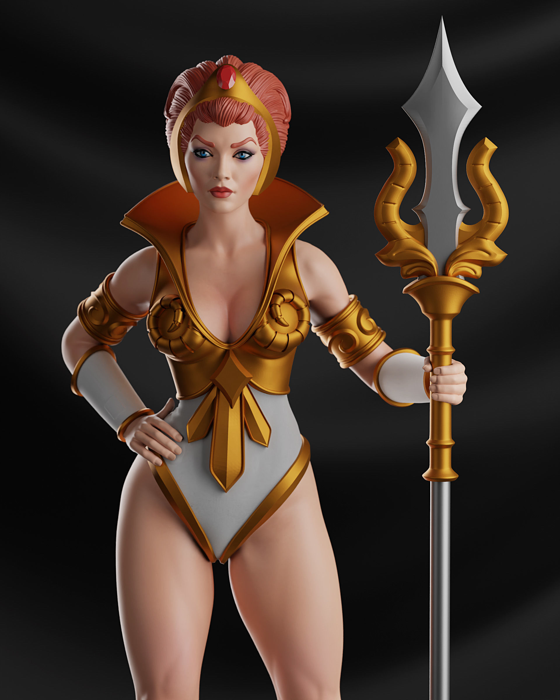 Teela 3D print model_4