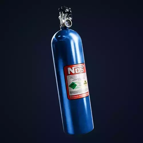 NOS Cylinder Game-Ready  Low-poly 3D model