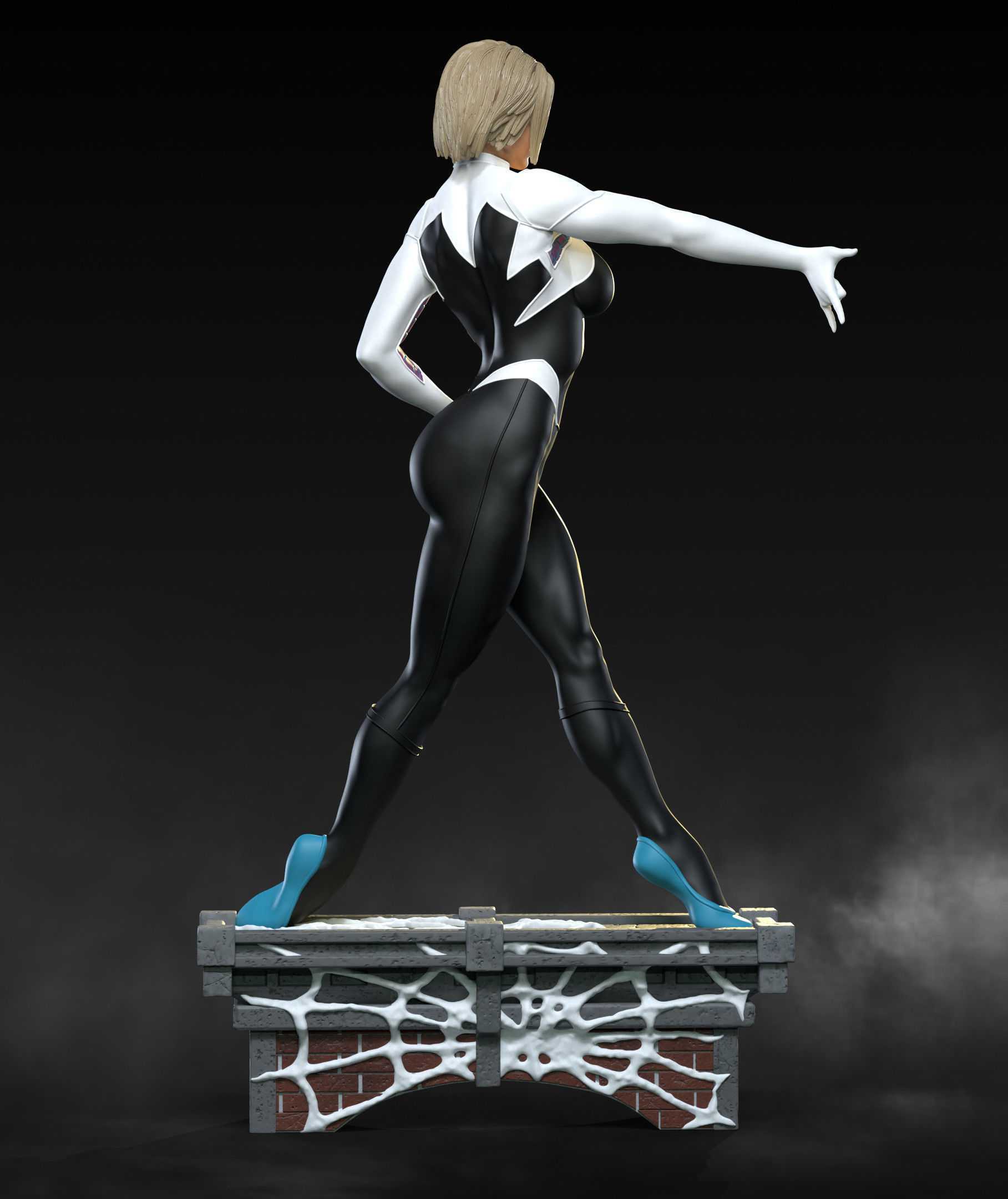 Spider Gwen 3D print model_9