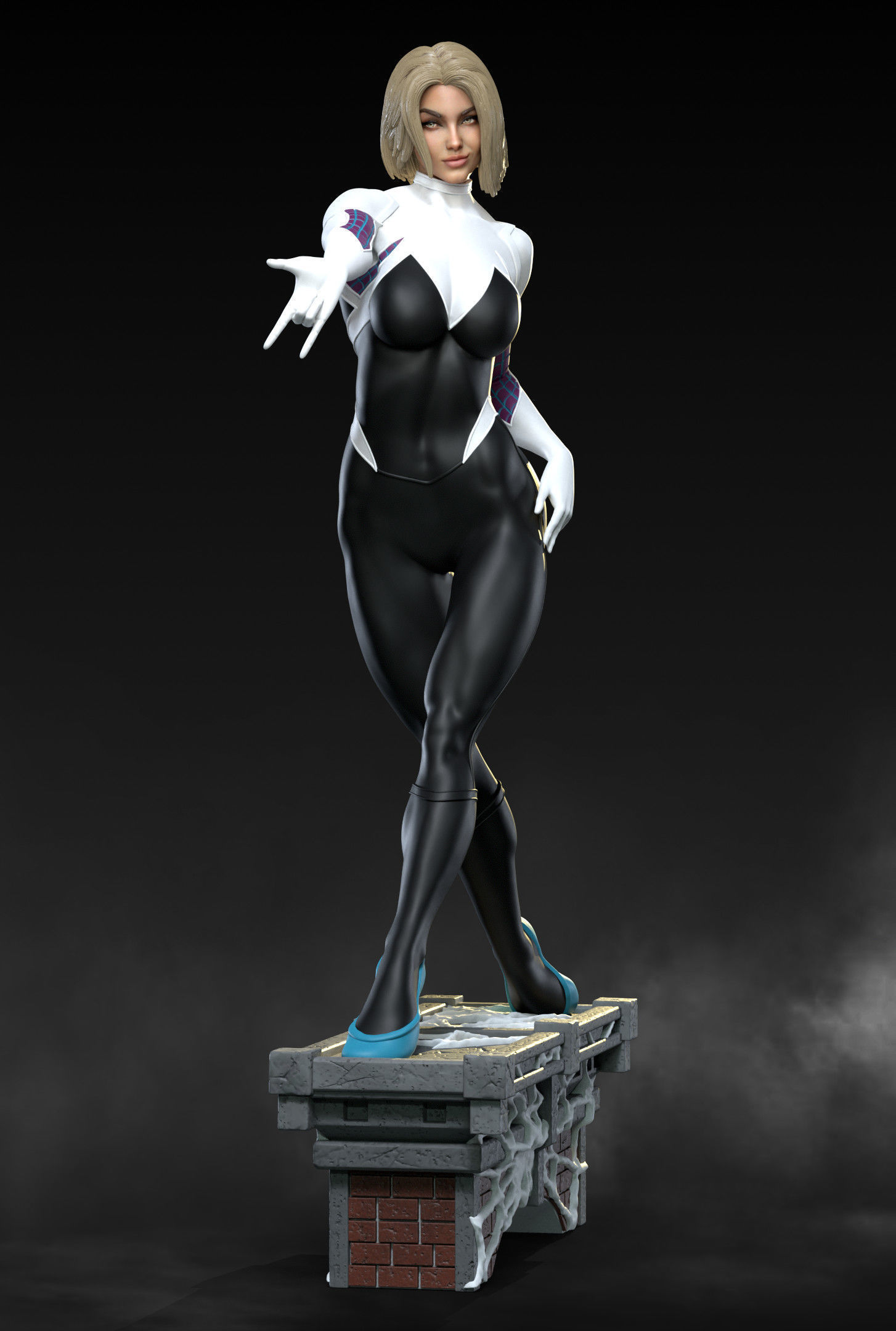 Spider Gwen 3D print model_7