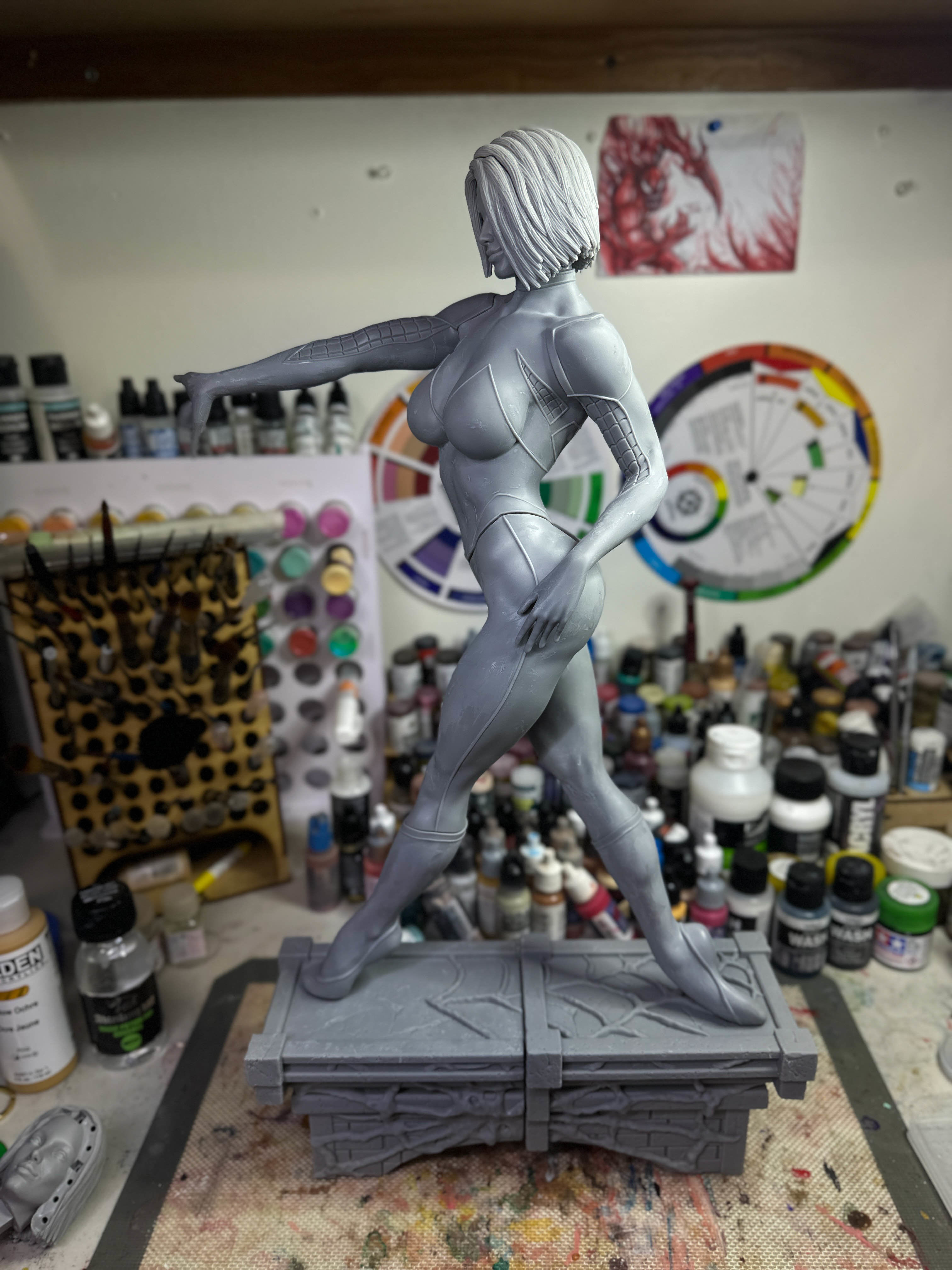 Spider Gwen 3D print model_10
