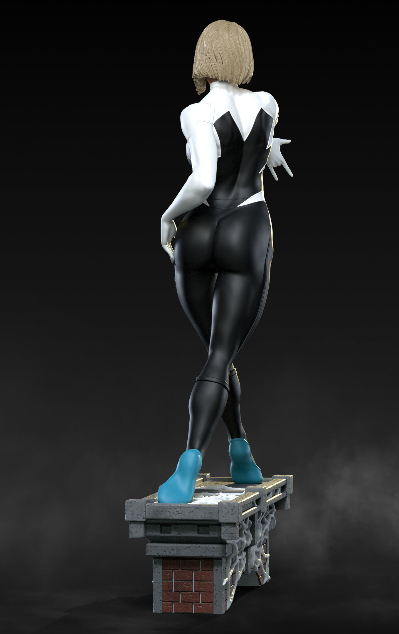 Spider Gwen 3D print model_2