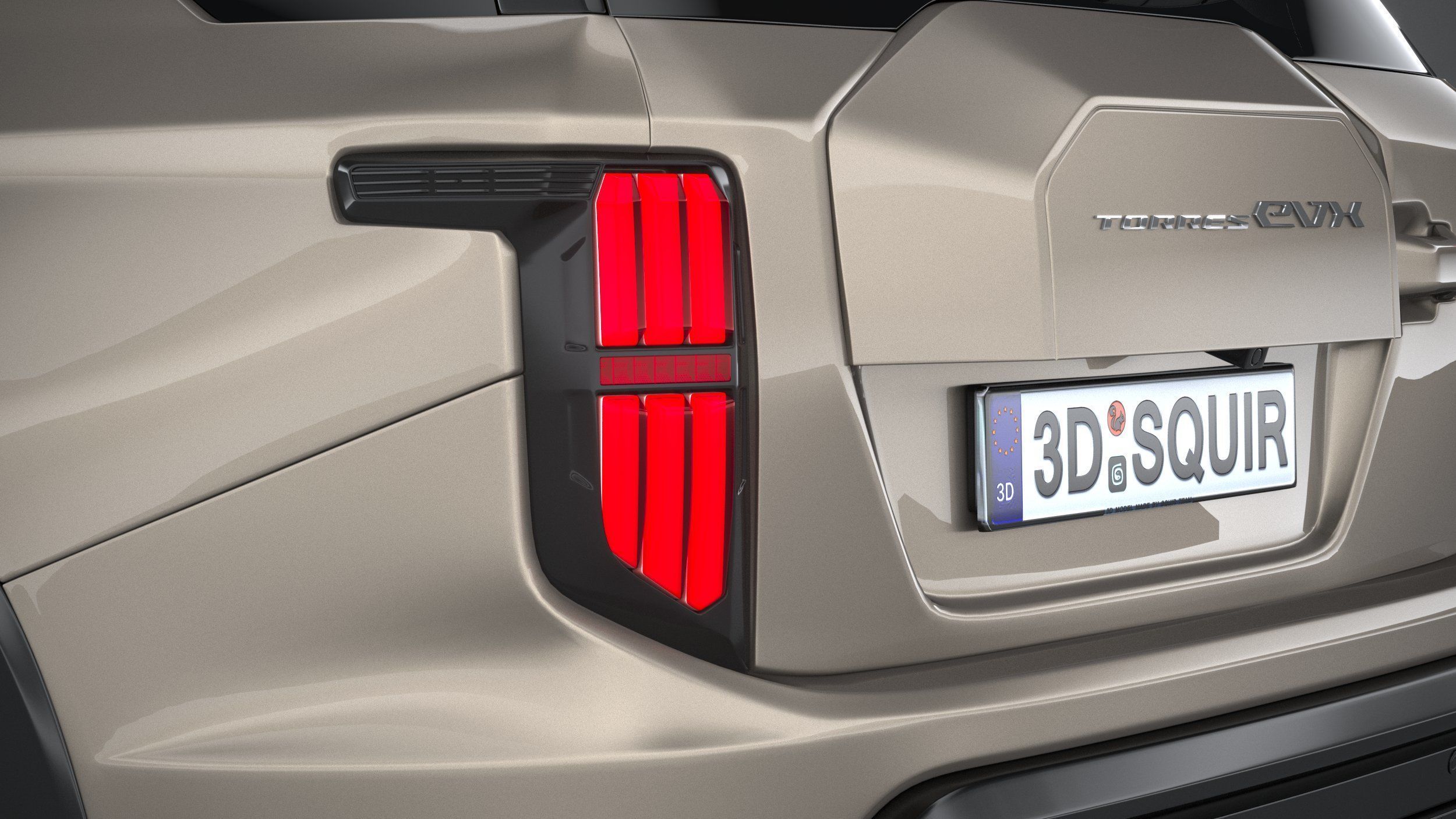 Ssangyong Torres EVX 2025 3D model_15