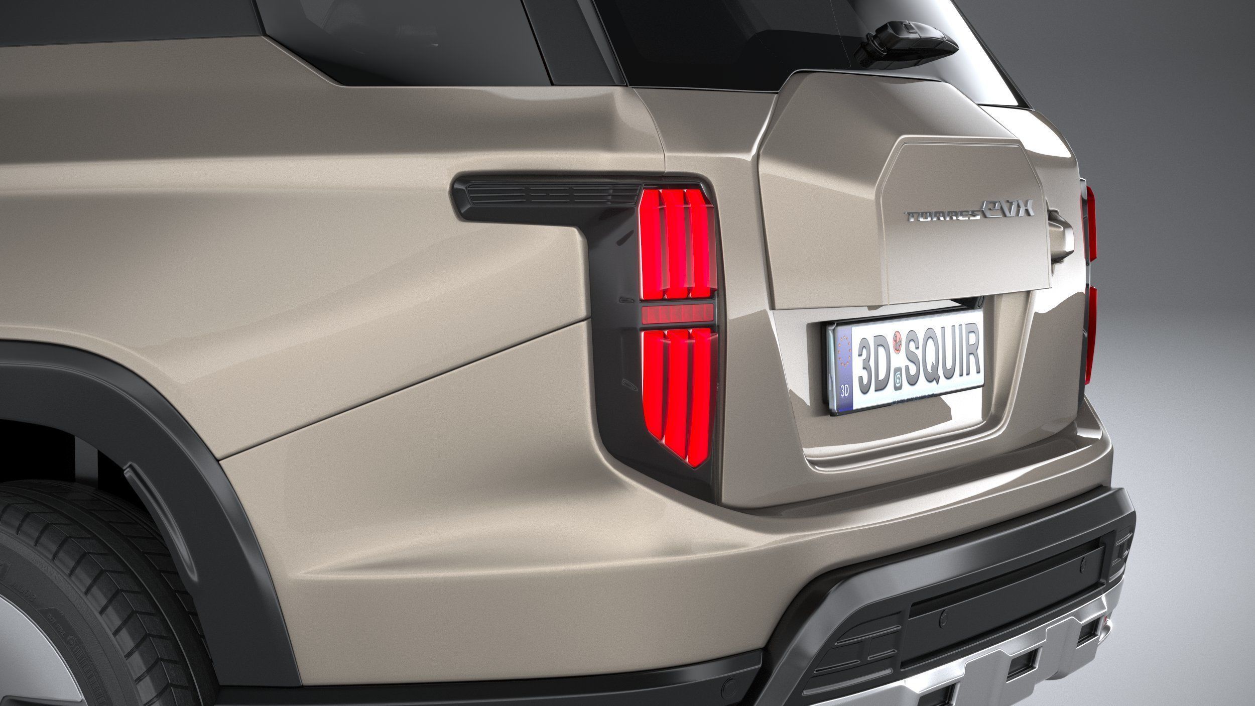 Ssangyong Torres EVX 2025 3D model_6