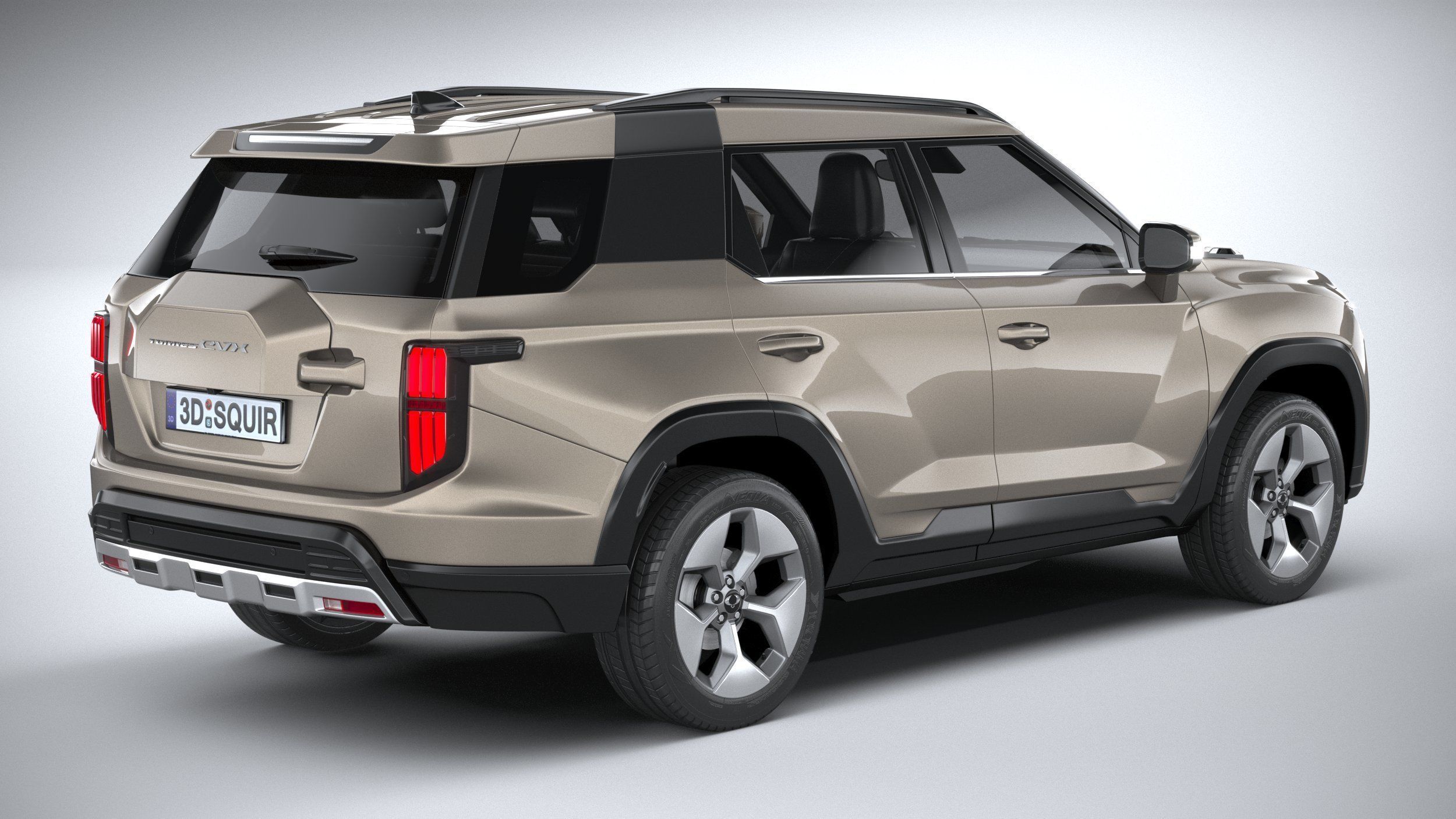 Ssangyong Torres EVX 2025 3D model_17