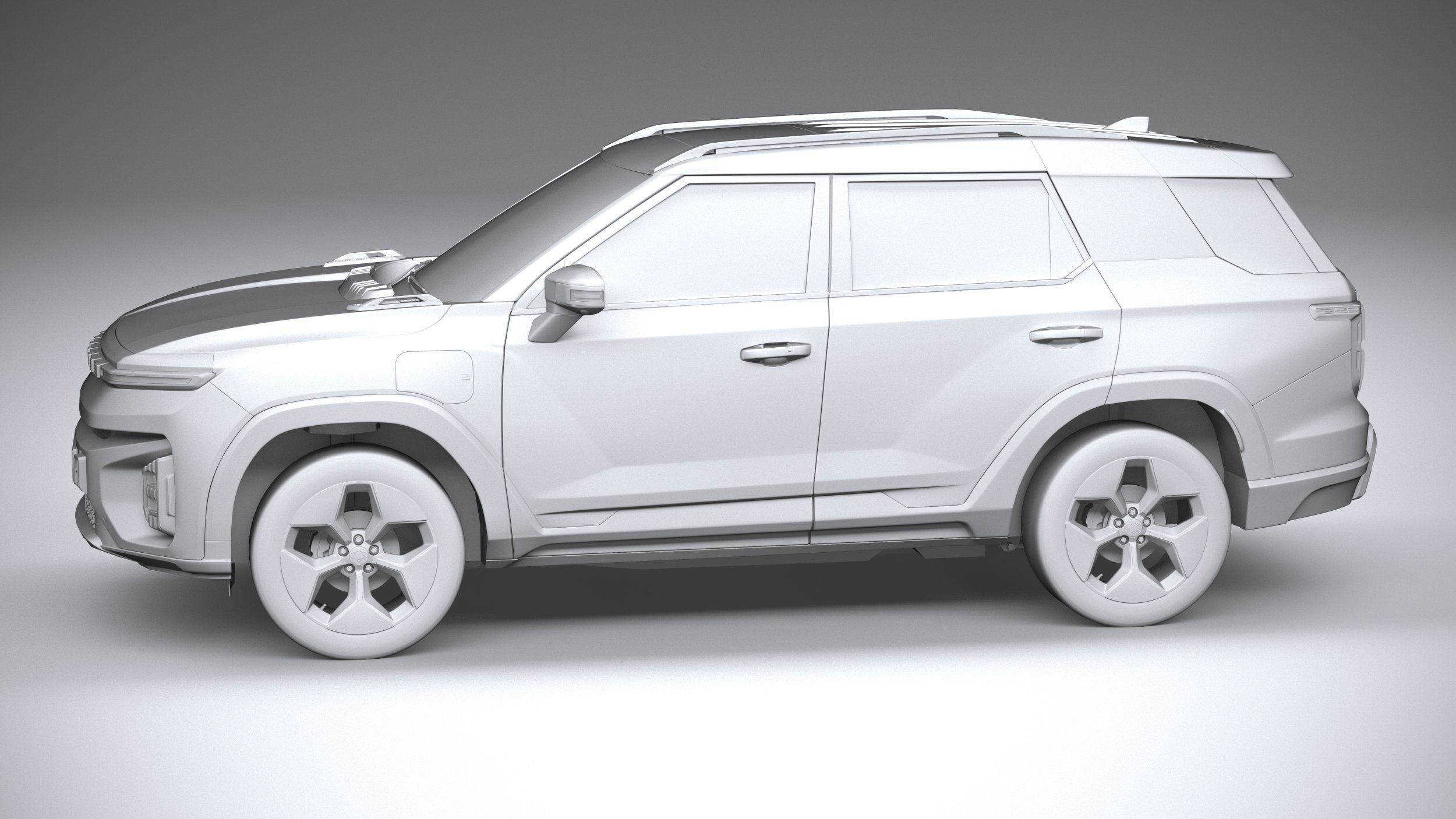 Ssangyong Torres EVX 2025 3D model_22