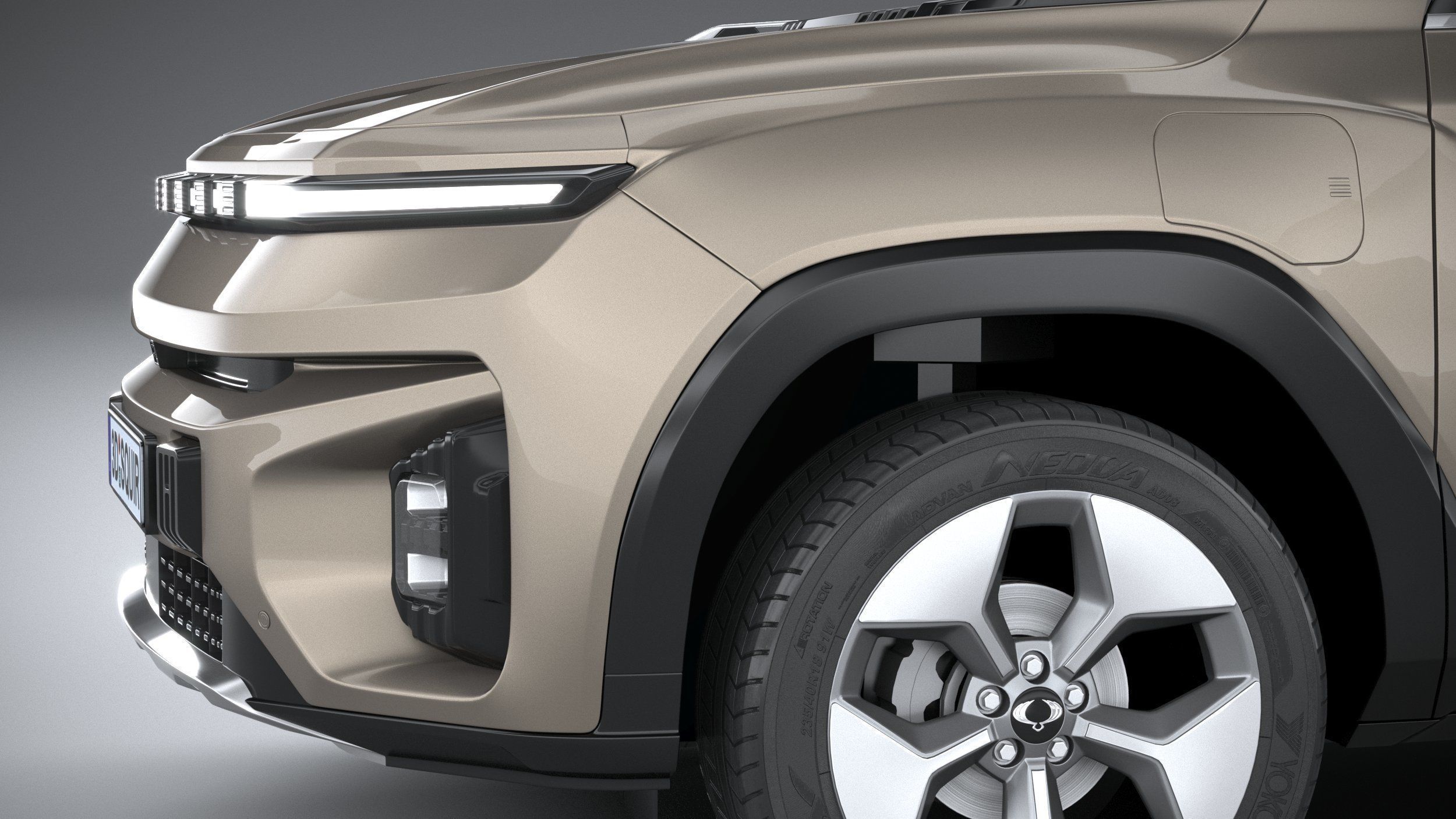 Ssangyong Torres EVX 2025 3D model_3