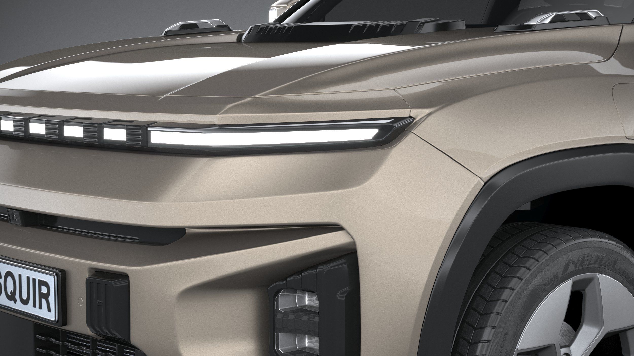 Ssangyong Torres EVX 2025 3D model_14