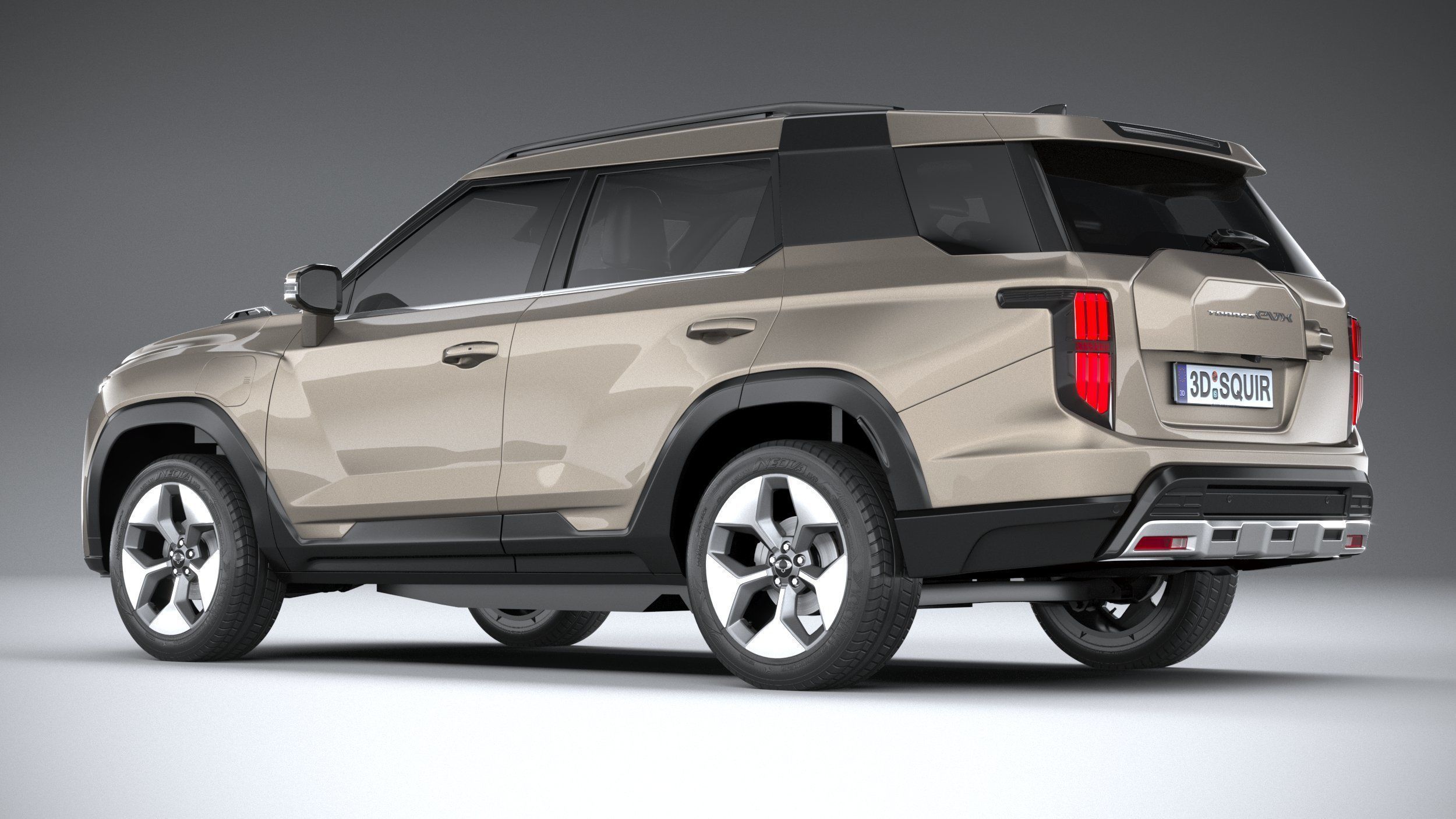 Ssangyong Torres EVX 2025 3D model_5