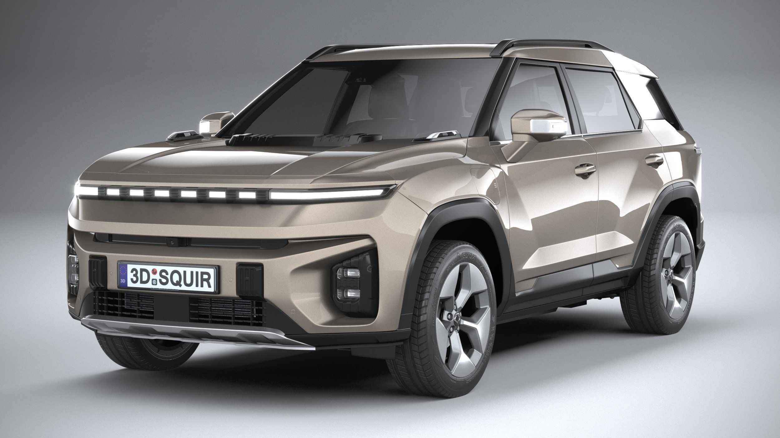 Ssangyong Torres EVX 2025 3D model_2