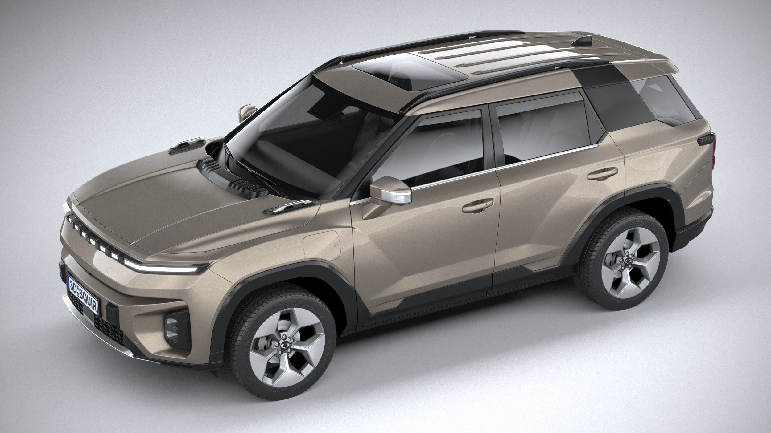 Ssangyong Torres EVX 2025 3D model_7