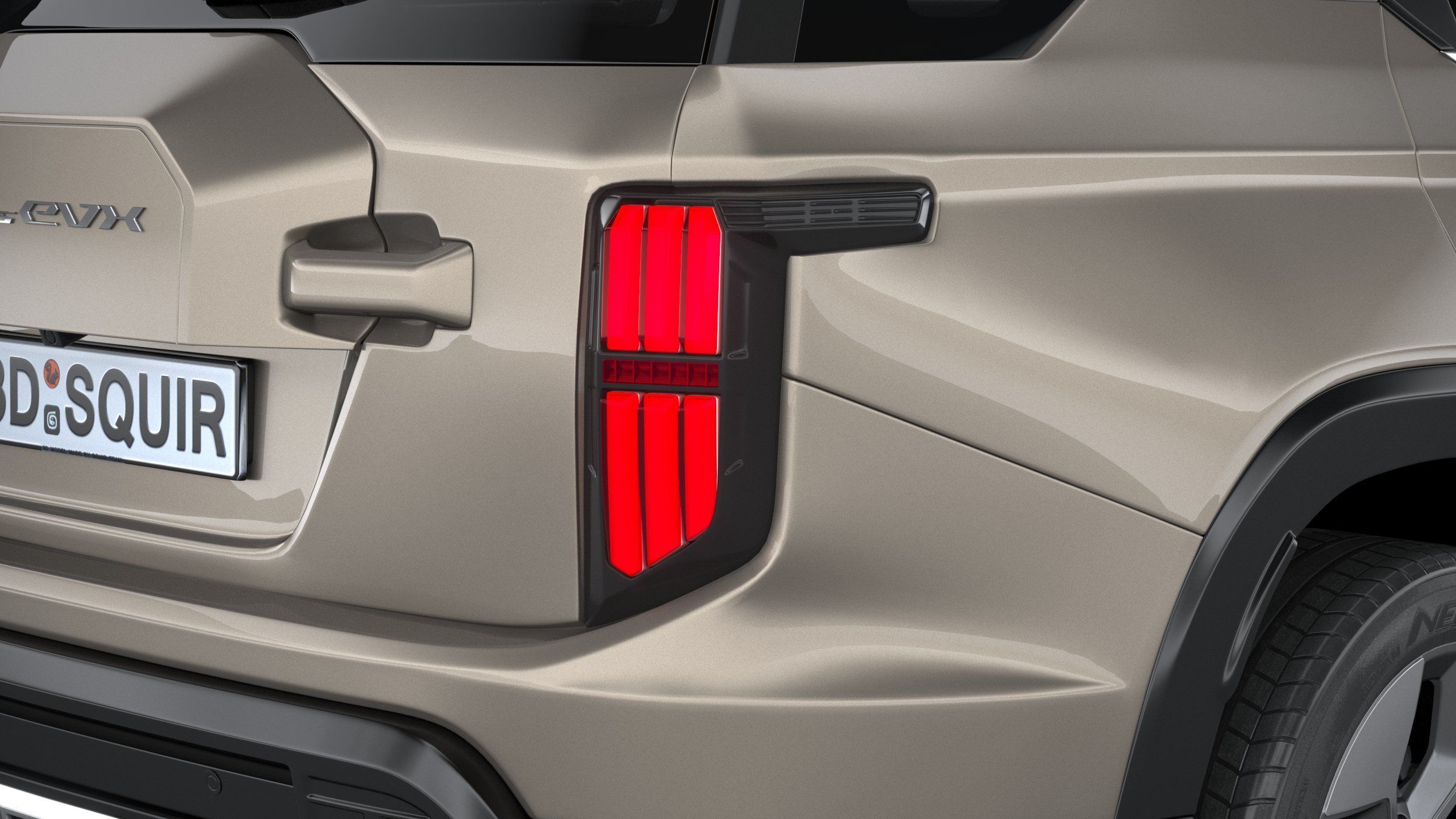 Ssangyong Torres EVX 2025 3D model_18