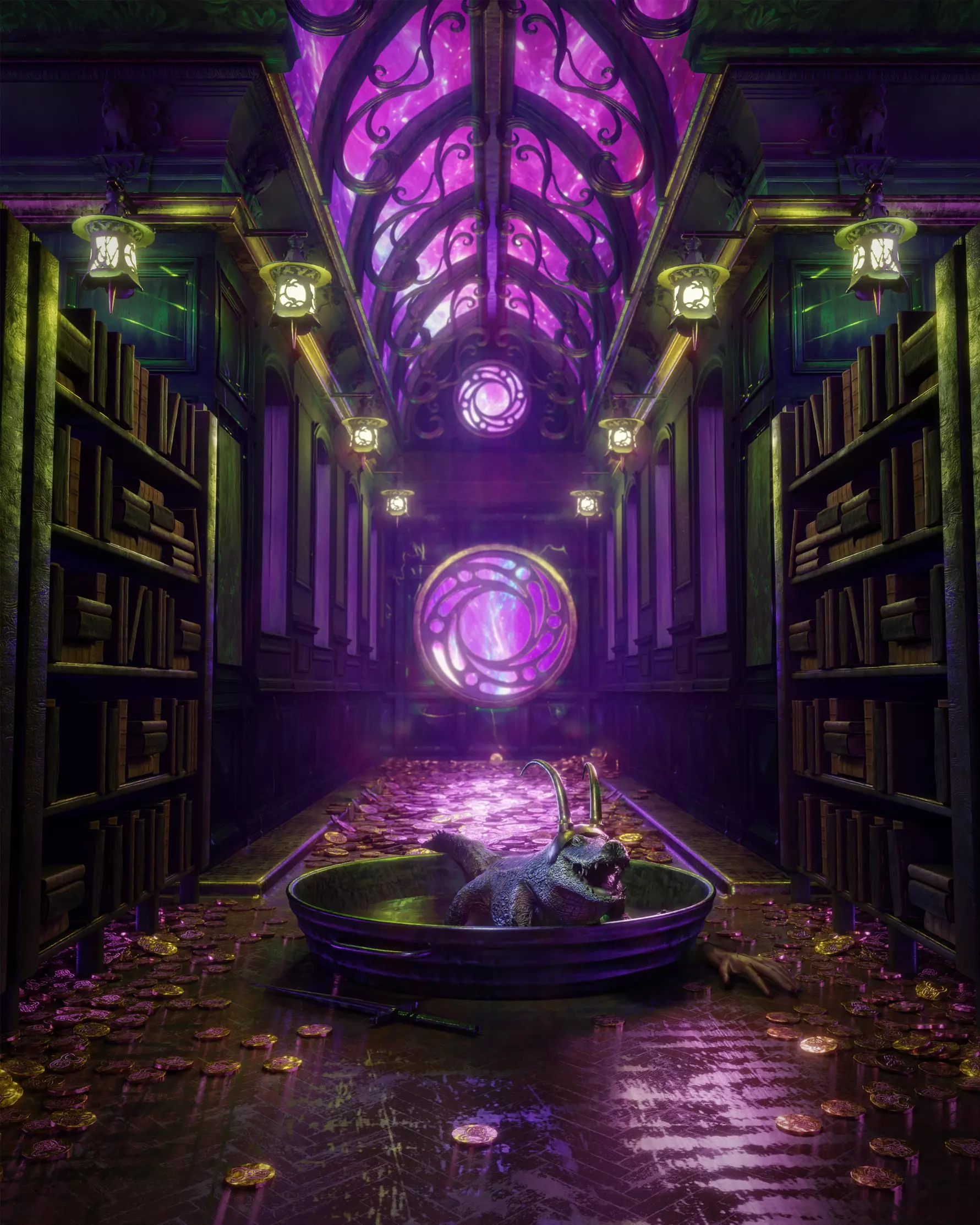 Alligator Loki What If - Weekly Renders - DSZarts 3D model 3D model