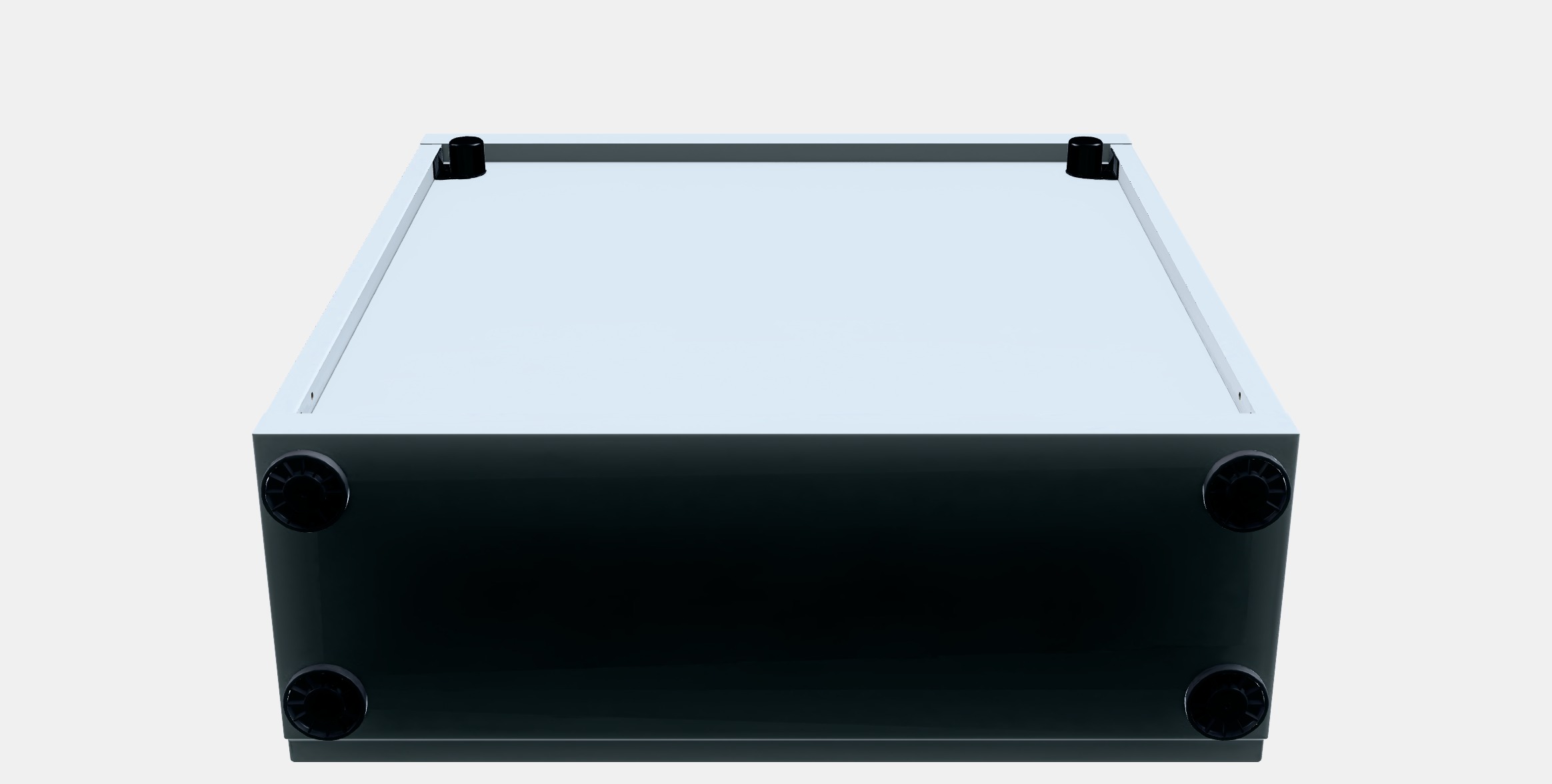 BESTA Shelf unit with door 53 Low-poly 3D model_8