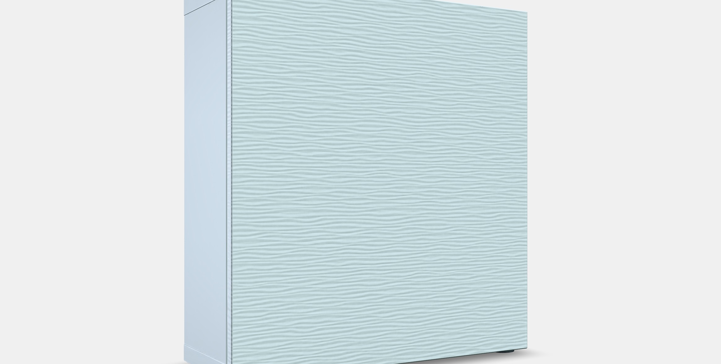 BESTA Shelf unit with door 53 Low-poly 3D model_9