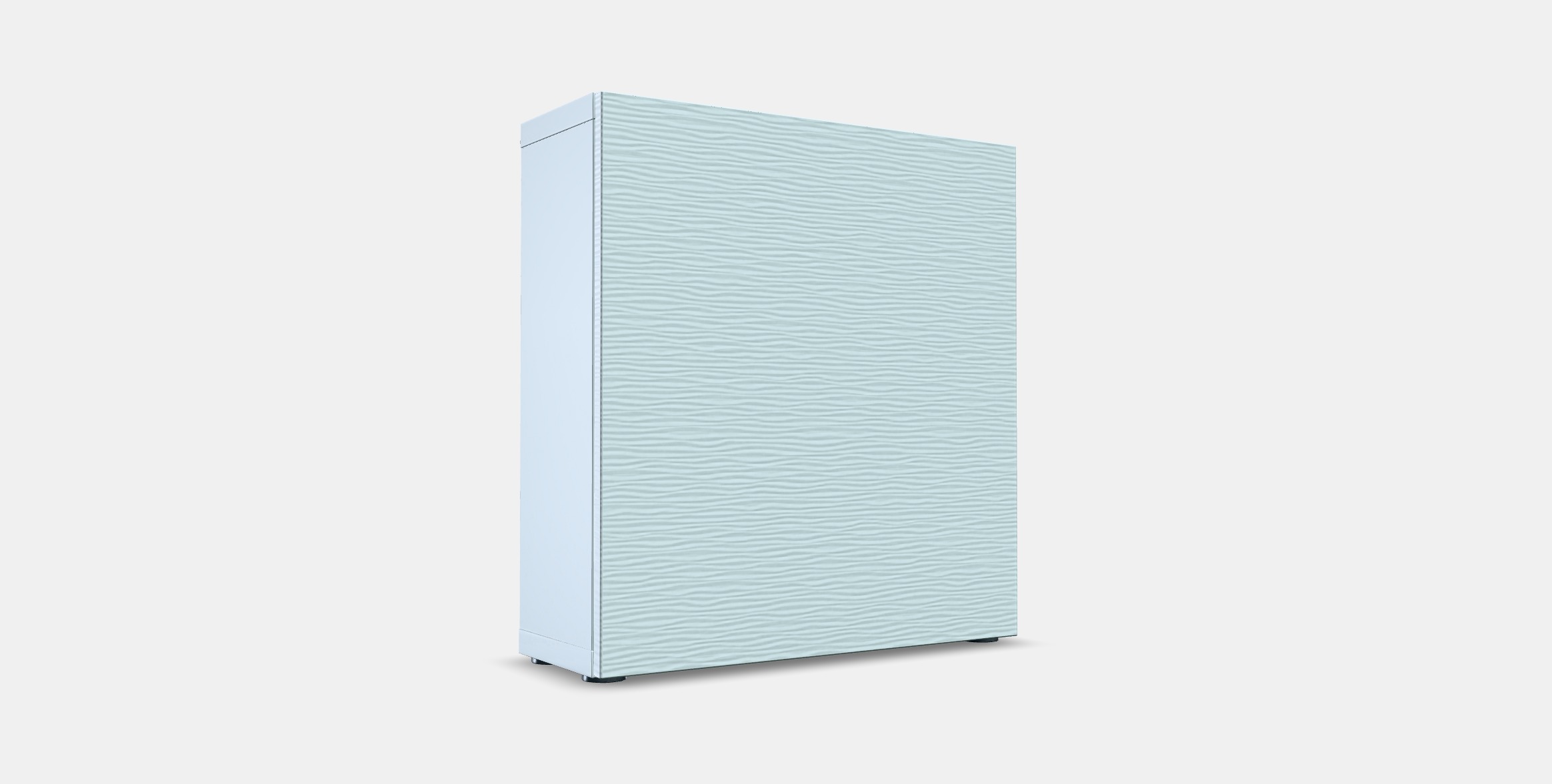 BESTA Shelf unit with door 53 Low-poly 3D model_6