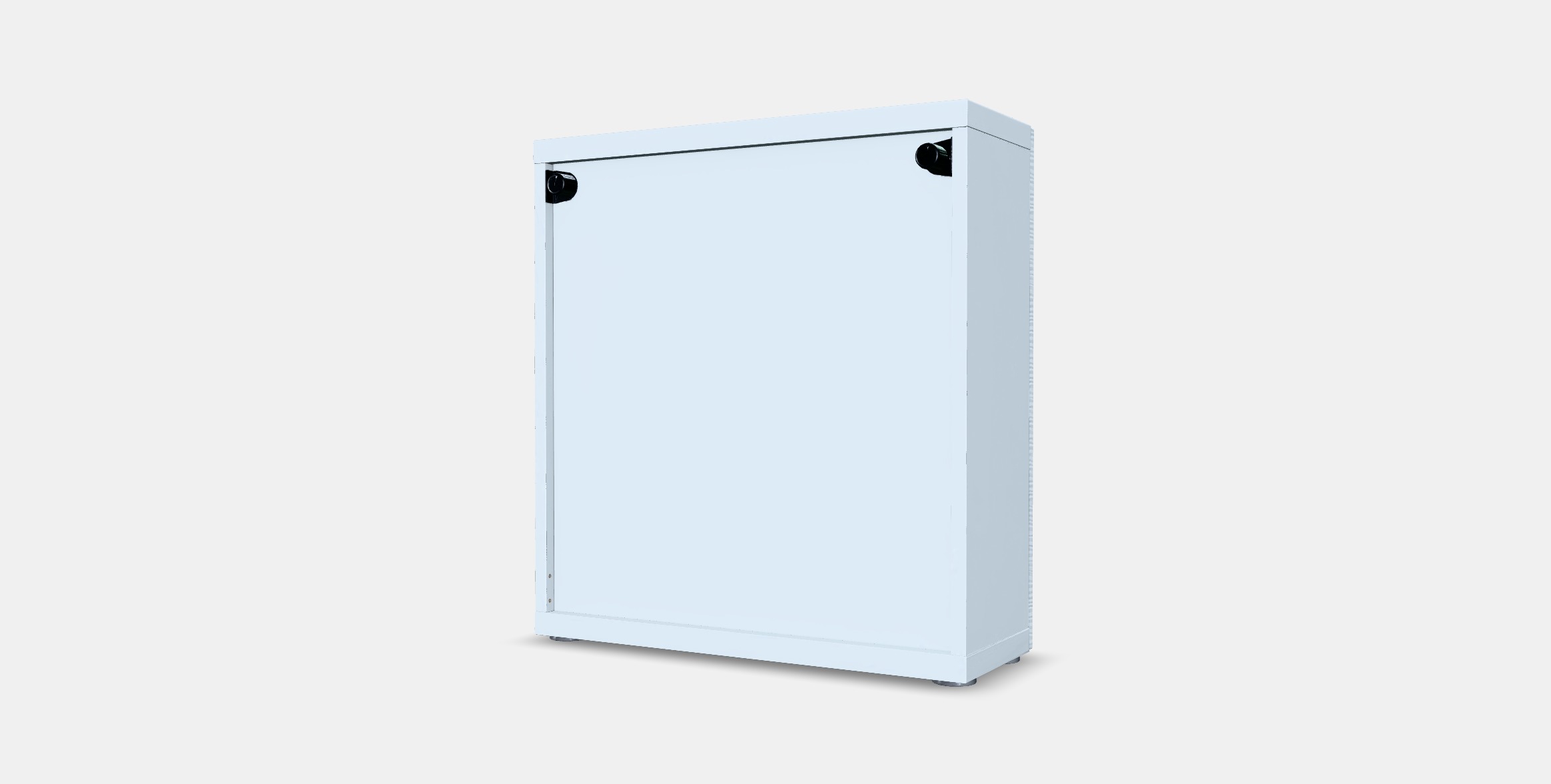 BESTA Shelf unit with door 53 Low-poly 3D model_3