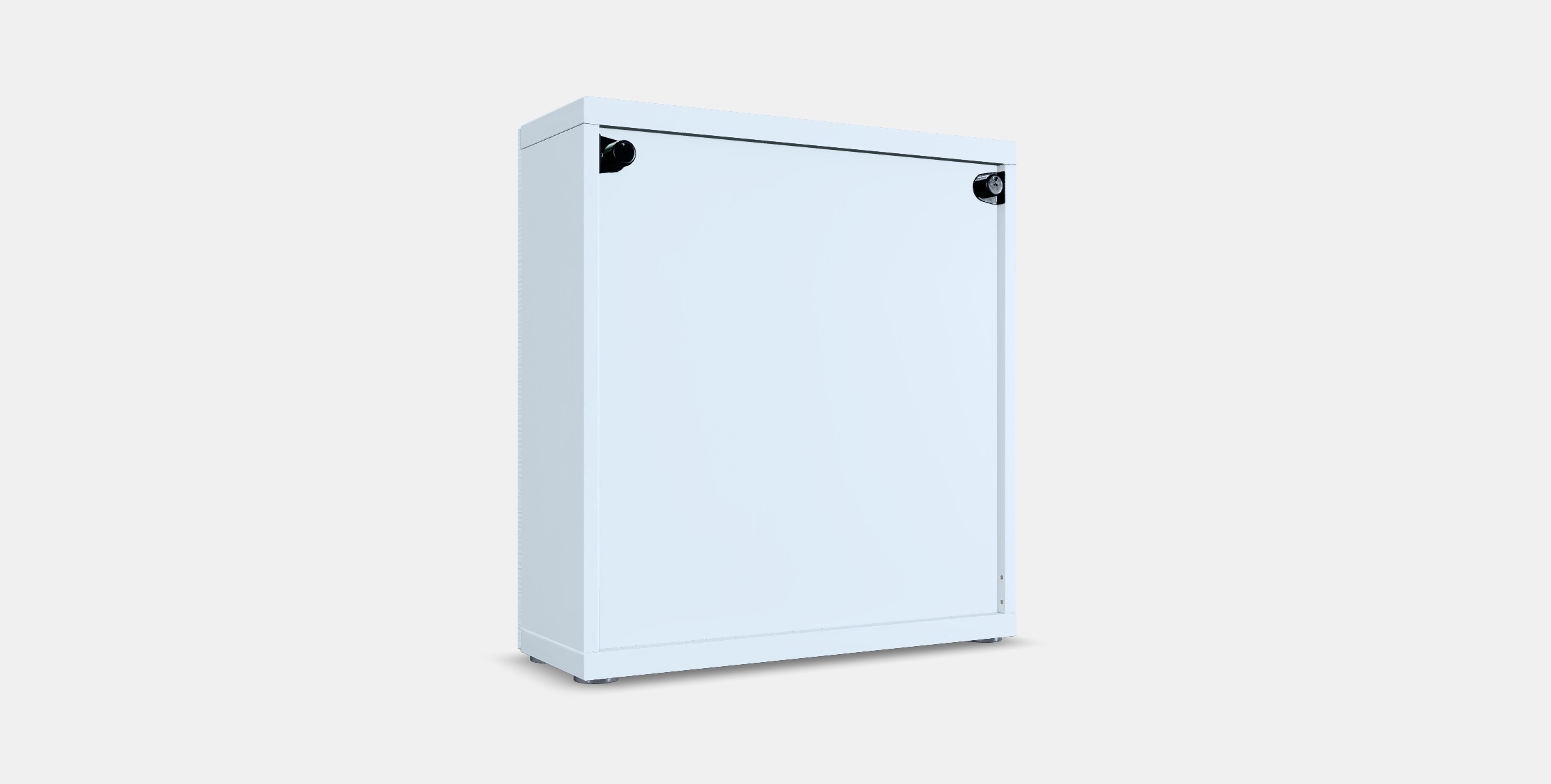 BESTA Shelf unit with door 53 Low-poly 3D model_16