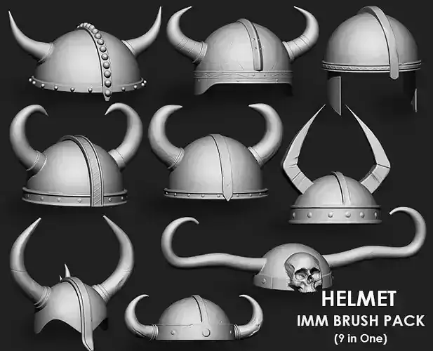 Helmet Collection IMM Brush Pack 9 in One vol 1