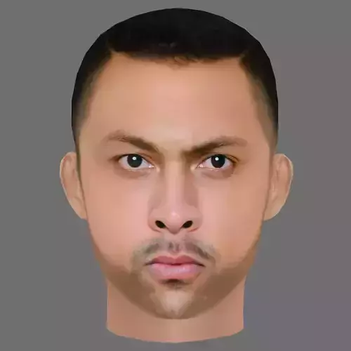 Chi Lewis-Parry Head - Low poly head for game