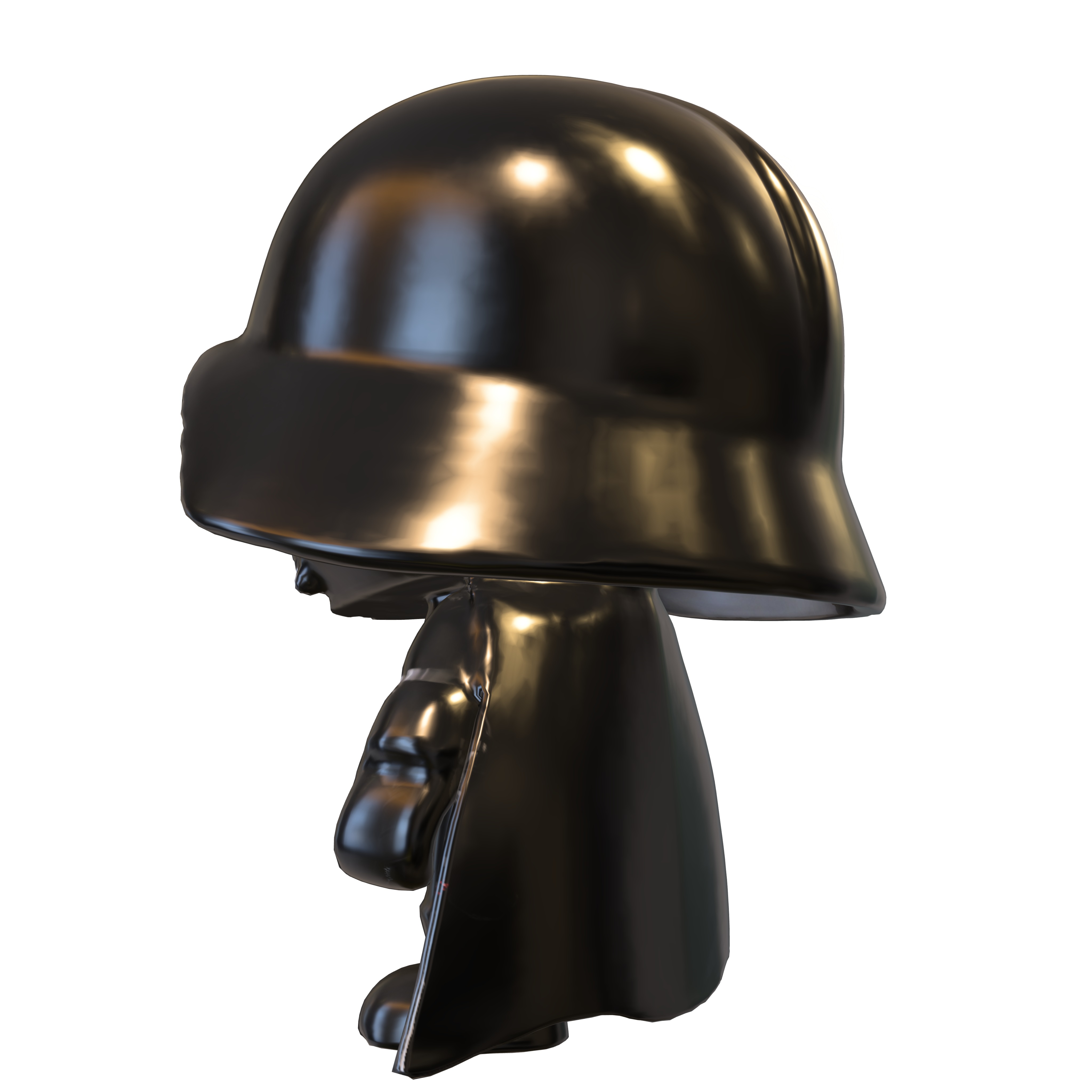 plushie Darth Vader Low-poly 3D model_1