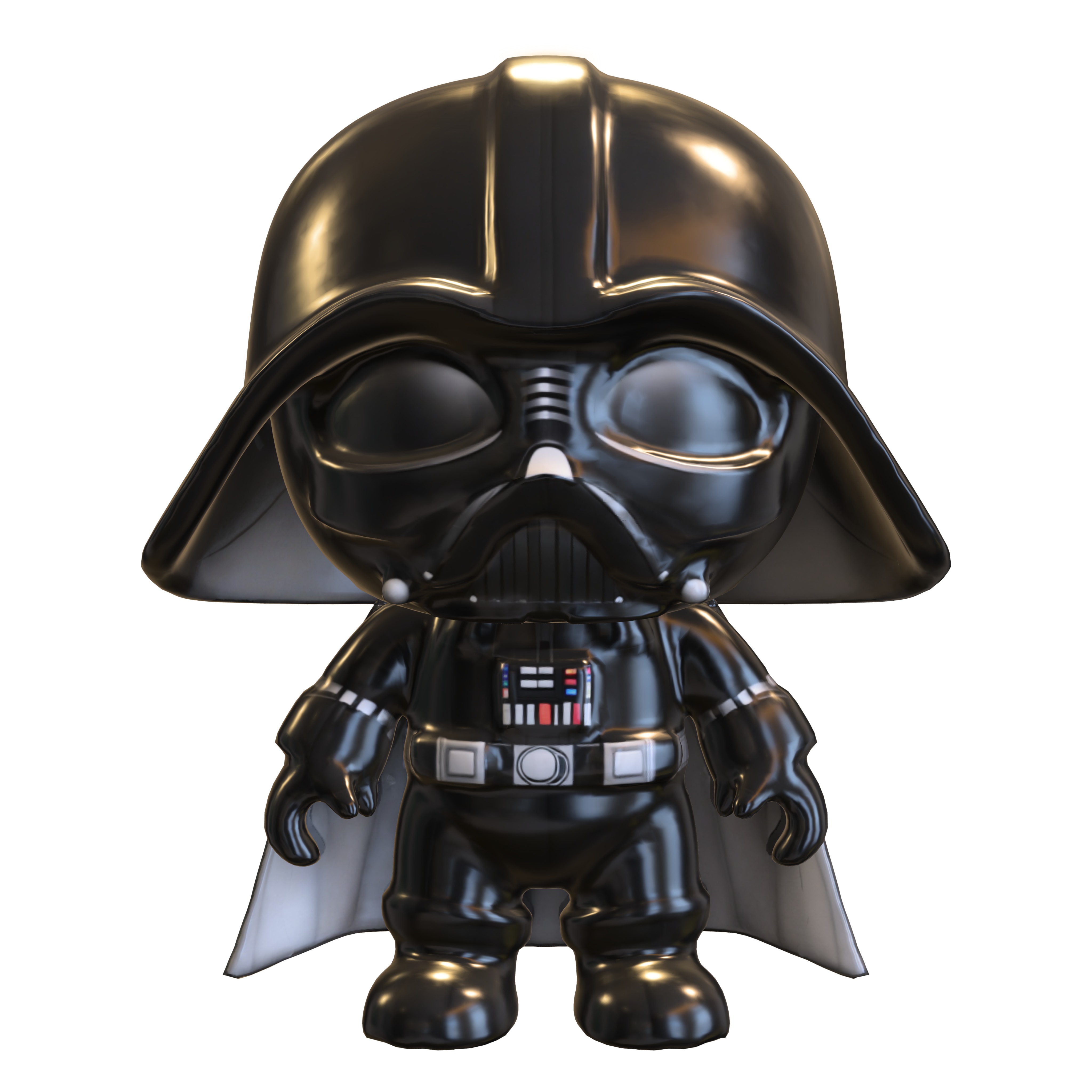 plushie Darth Vader Low-poly 3D model_4