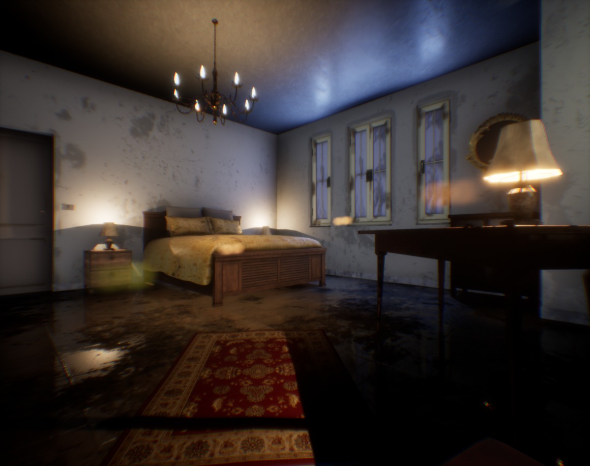 THE MANOR HAUNTED HOUSE PACK - RENEWED PACK Low-poly 3D model_6