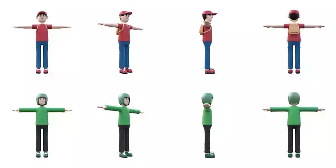 PACK OF 2 CHARACTER DELIVERY 