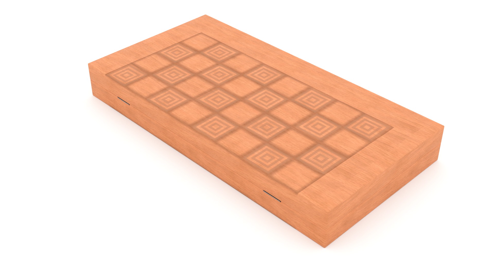 Backgammon Board Game PBR Low-poly 3D Model Low-poly 3D model_2