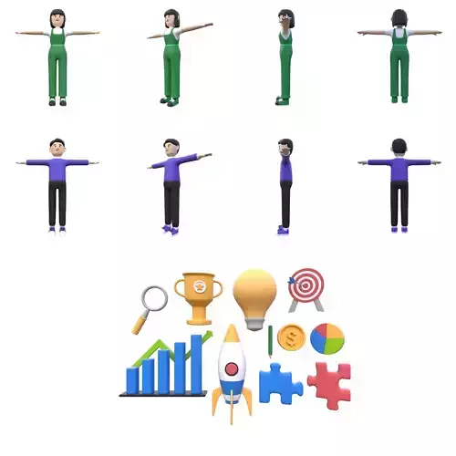 PACK OF 2 CHARACTER TEAMWORK 