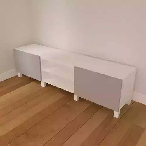 IKEA - BESTA TV Bench White