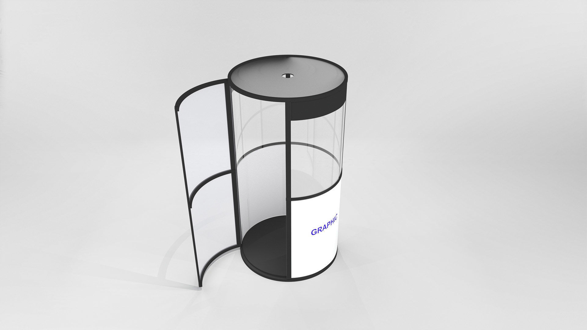 Cash Grabbing Machine - Cash Flow Booth    3D model_2