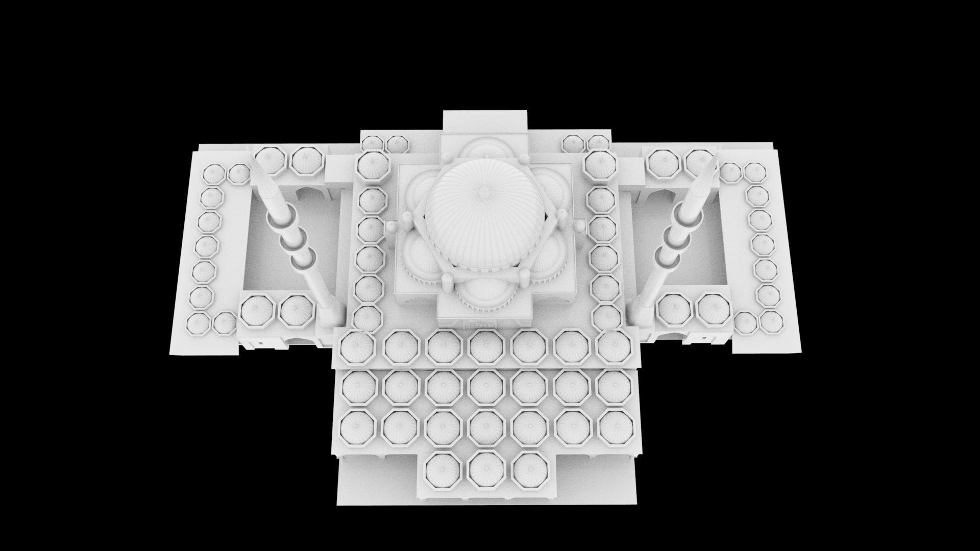 Sharjah Mosque  3D model_19