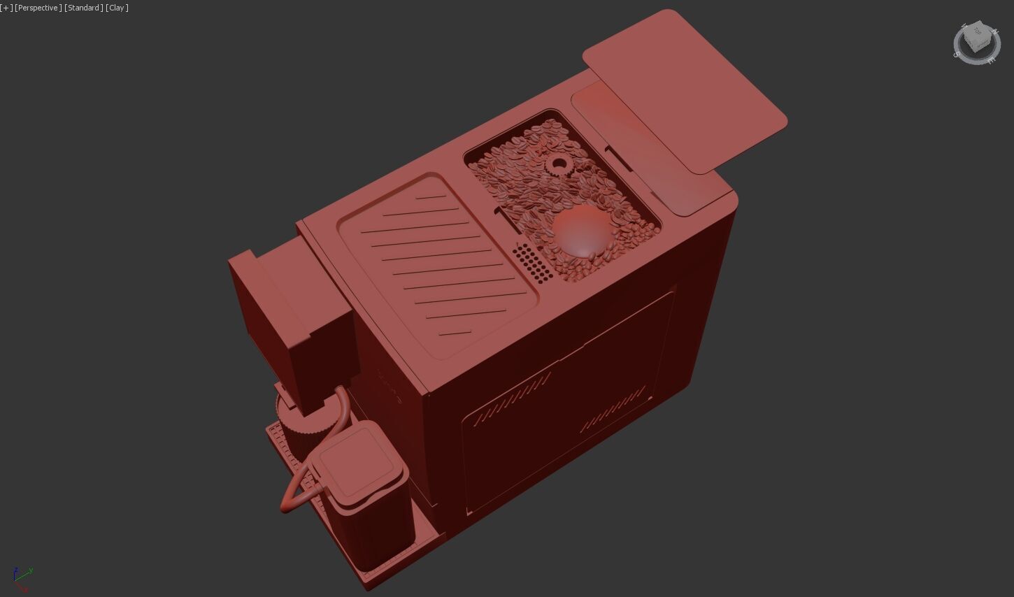 Tuvio TCM19AA Coffee machine 3D model_10