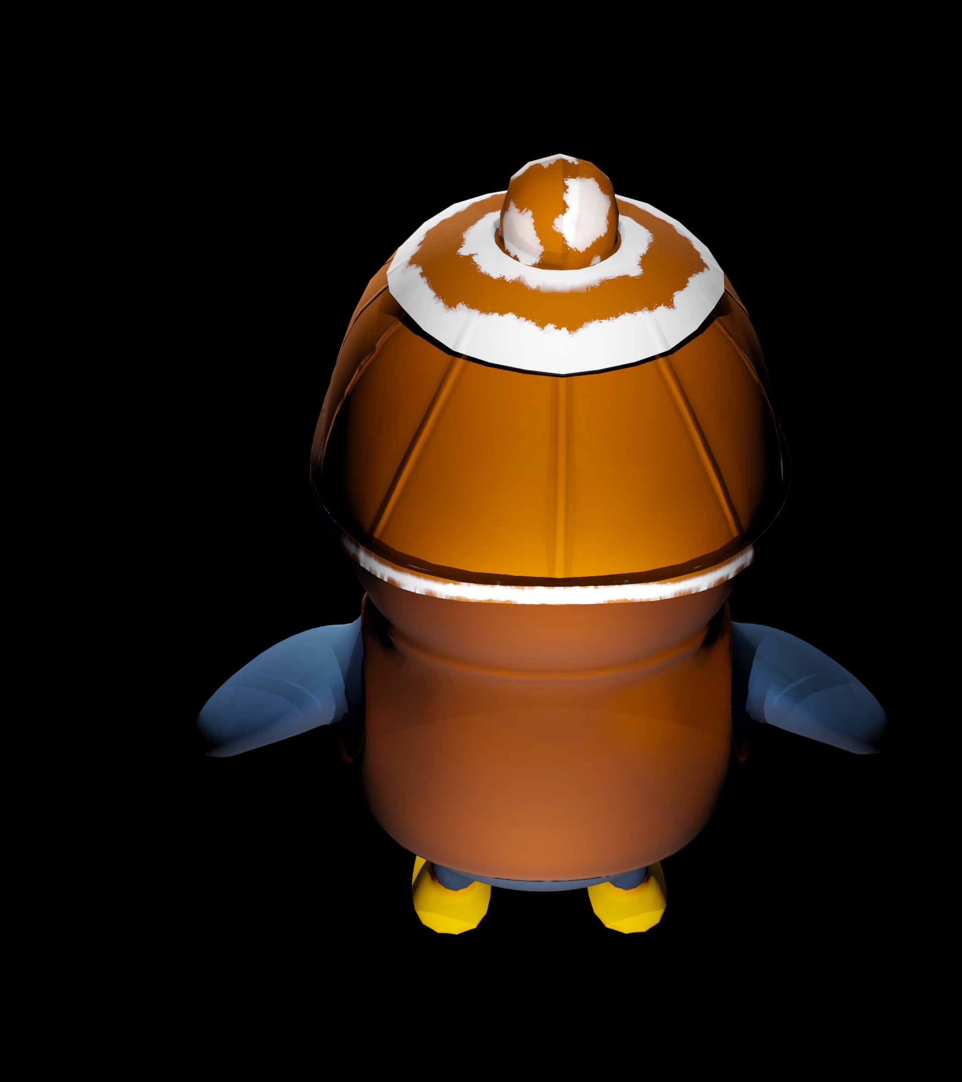 Penguin Low Poly Low-poly 3D model_4