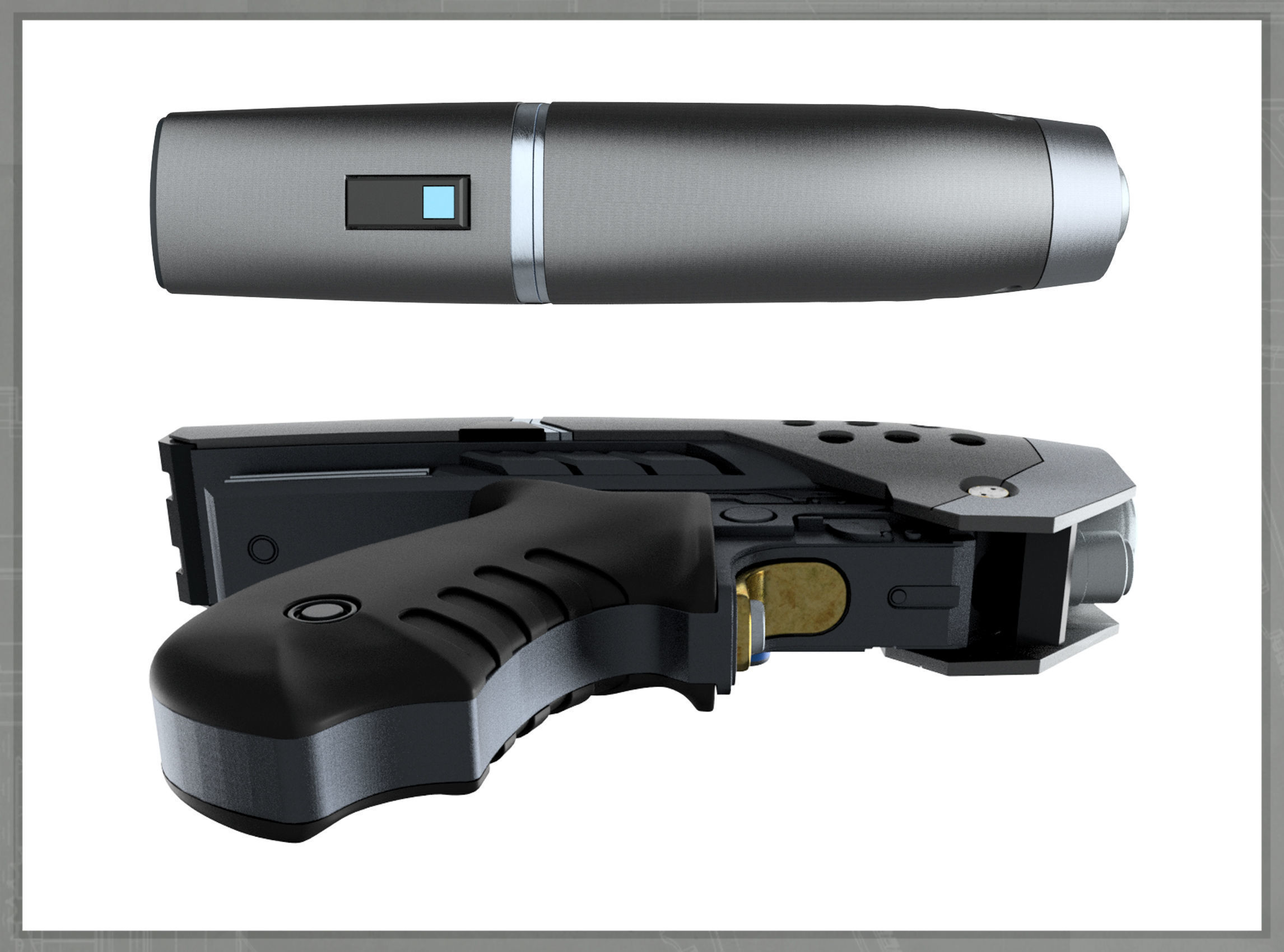 Enterprise Phaser Re-Imagined 3D print model_10