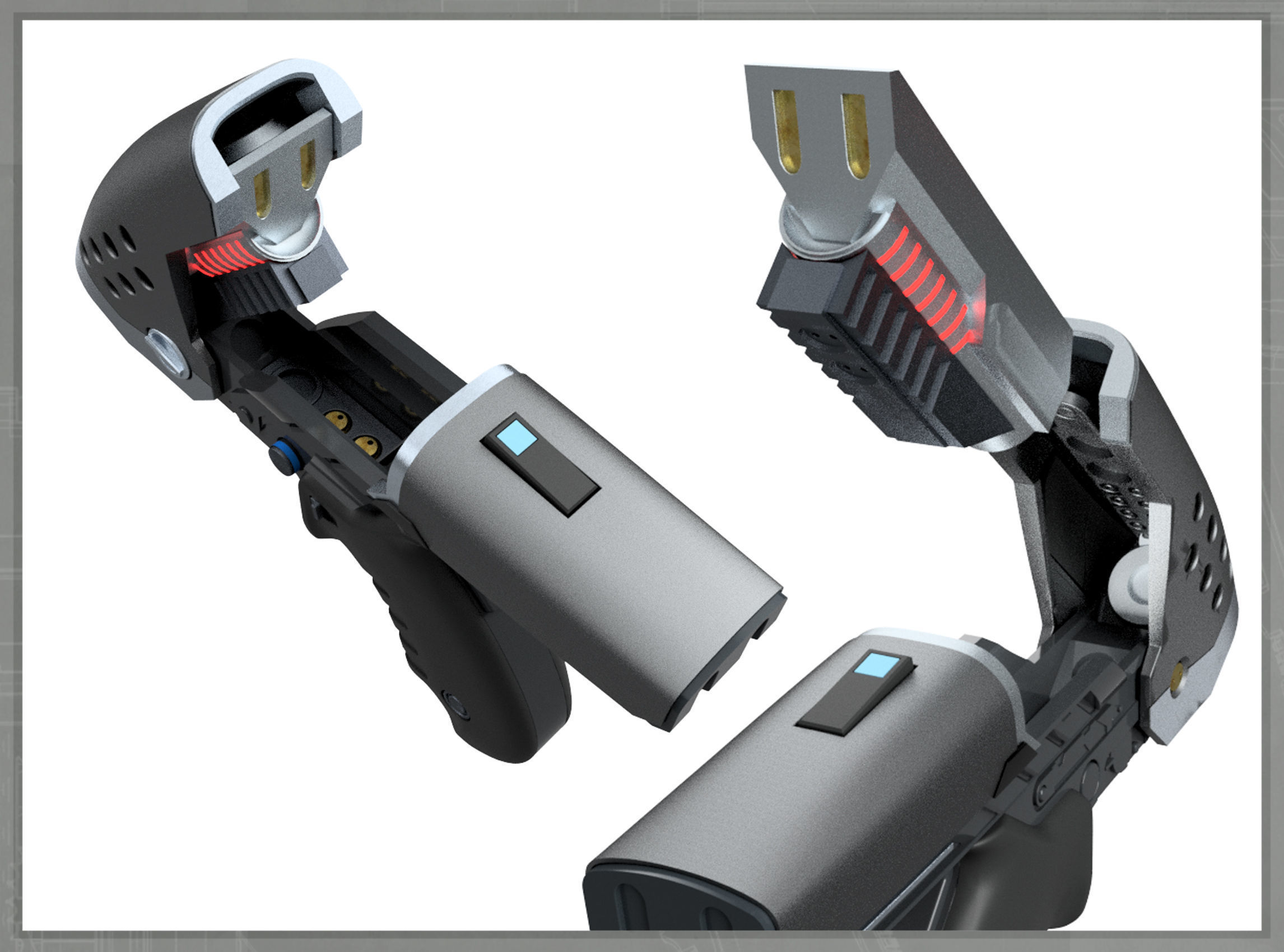 Enterprise Phaser Re-Imagined 3D print model_11