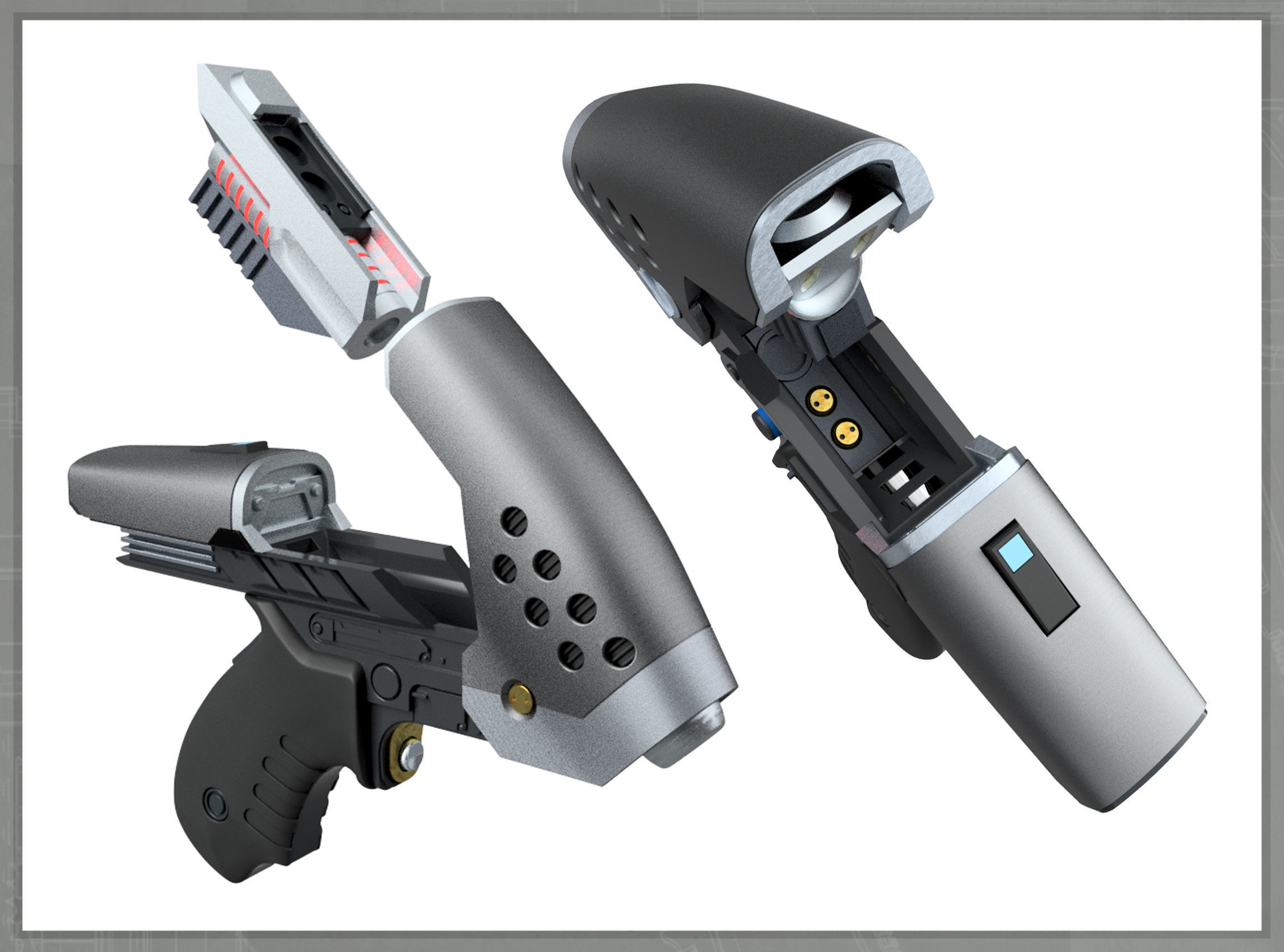 Enterprise Phaser Re-Imagined 3D print model_15